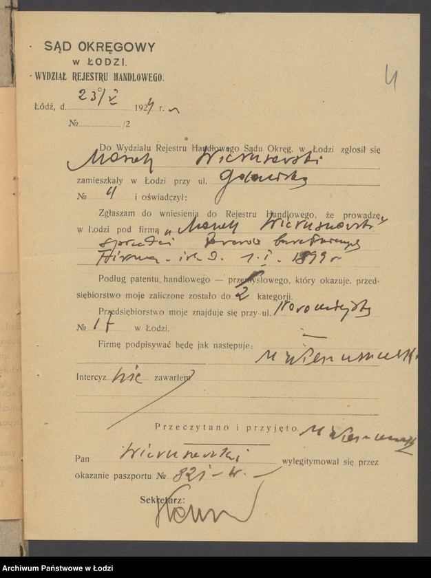 Obraz 6 z jednostki "Moszek Wieruszewski- sprzedaż manufaktury"