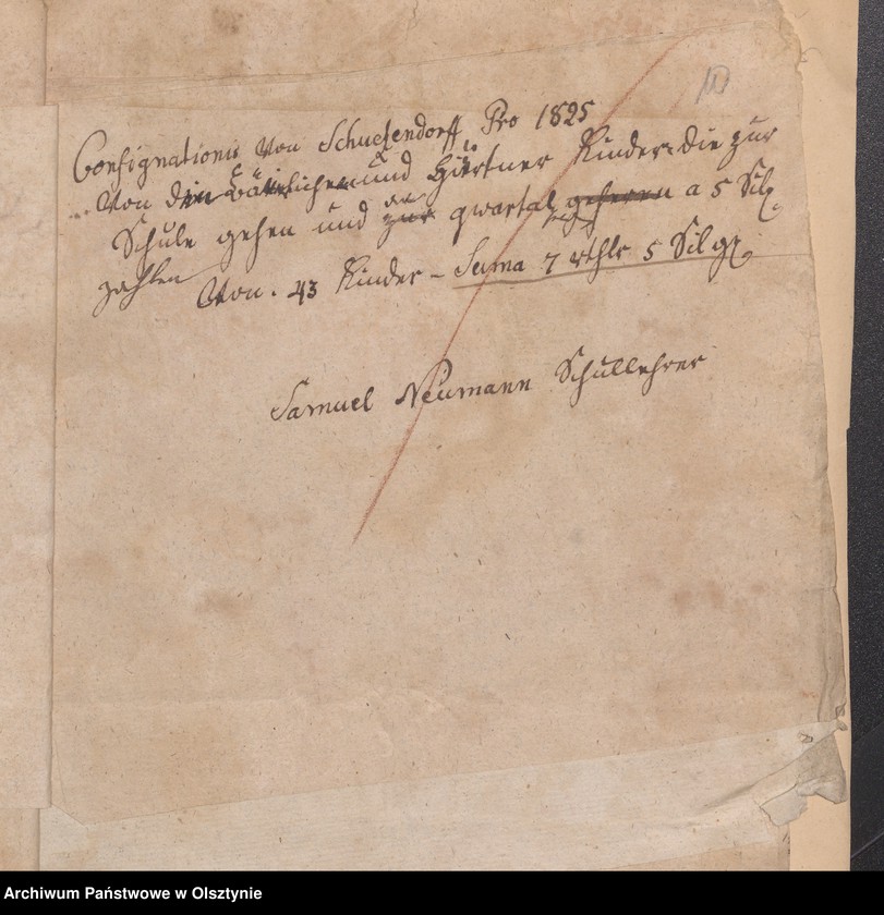 image.from.unit.number "Consignation des Kirchspiels Passenheim"