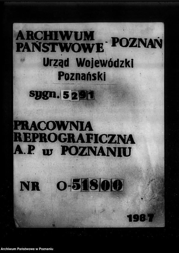 Obraz 1 z jednostki "/Zatwierdzenie zakładu przemysłowego/ odlewni żelaza/ Braci Gielniak w Szamotułach/"