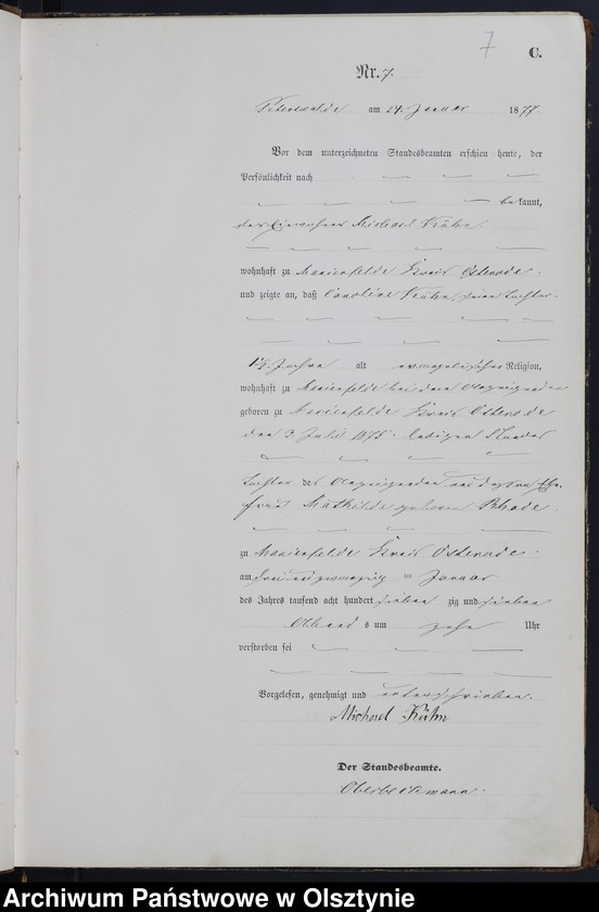 image.from.unit.number "Sterbe-Haupt-Register Nr 1 - 95"