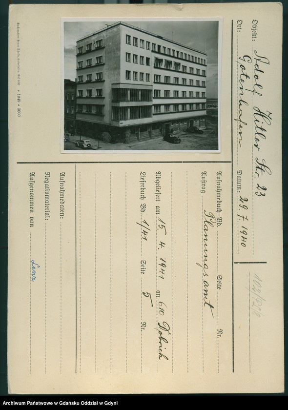 image.from.collection.number "Gdynia - ulica Świętojańska w czasie okupacji111"