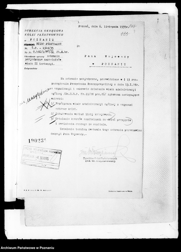 Obraz 8 z jednostki "Zebranie periodyczne naczelników władz i urzędów II instancji m.in.. Referat"