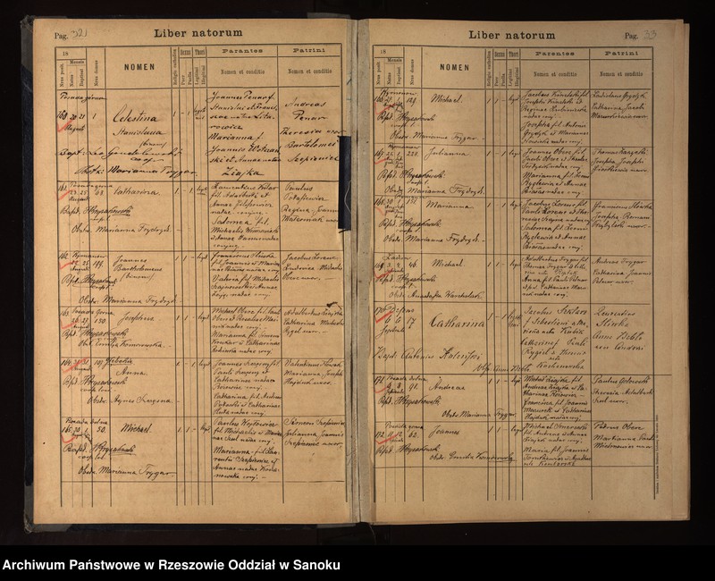 image.from.unit.number "Księgi metrykalne urodzeń, małżeństw i zgonów miejscowości z Parafii Rzymsko-katolickiej w Rymanowie (Rymanów, Posada Dolna, Posada Górna, Głebokie, Sieniawa, Zmysłówka, Deszno, Ladzin, Wróblik Królewski i Szlachecki-pojedyncze wpisy)"