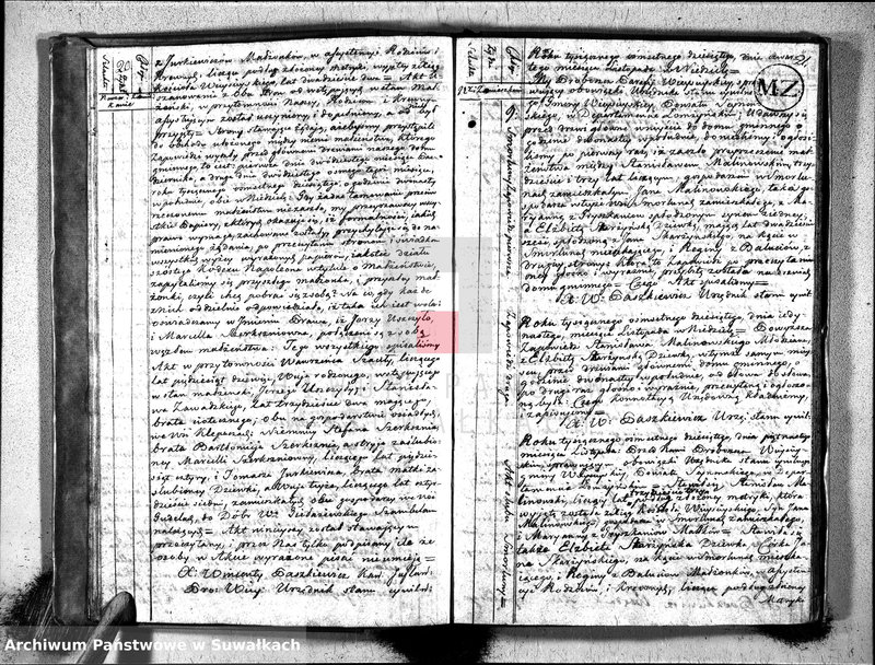 image.from.unit.number "Akta zaślubionych gminy wieysieyskiey od 1-go maja 1810"