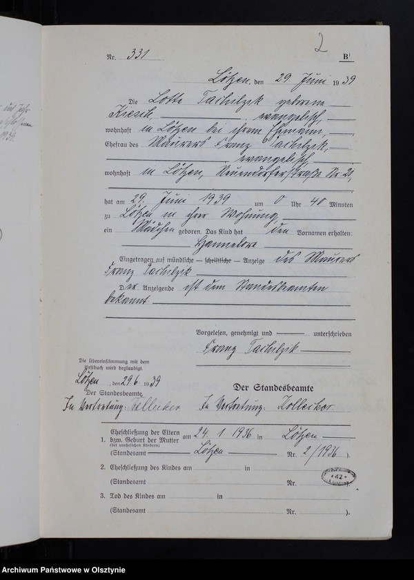 image.from.unit.number "Geburtenbuch/Zweitbuch/ Tom II,Nr 331 - 620"