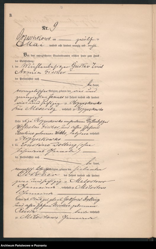 Obraz 20 z jednostki "Księga małżeństw"