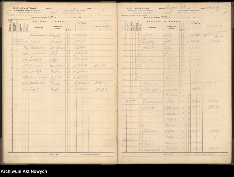 image.from.unit.number "Księga pasażerów wyjeżdżających na SS Leviathan."