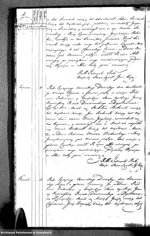 Obraz 5 z jednostki "Akta Zeszłych Gminy Kopciowskiey od 1-go Maia 1810 R."