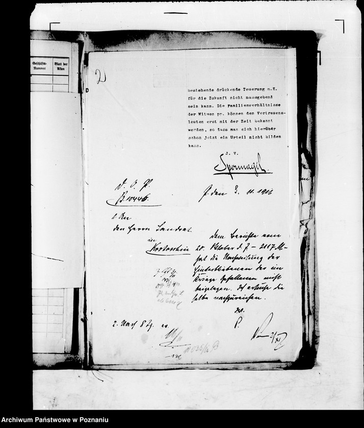 Obraz 6 z jednostki "Anträge auf Bewilligung von Unterstützungen aus der Nationalstiftung."