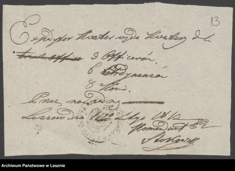 Obraz 16 z jednostki "[Quartierungszettel]"