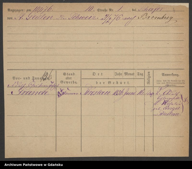 image.from.unit.number "Karty meldunkowe: Granass - Grau"