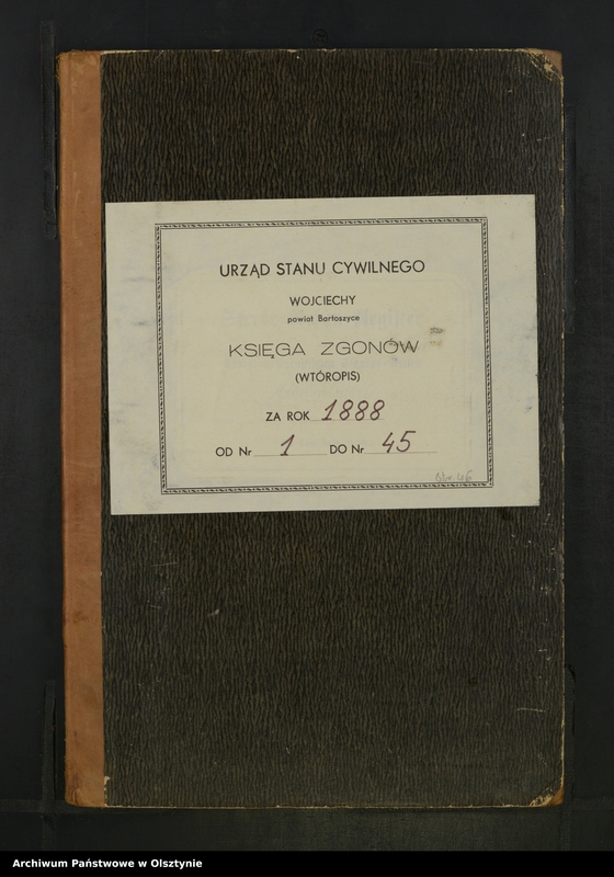 image.from.unit.number "Sterbe-Neben-Register Nr 1 - 45"