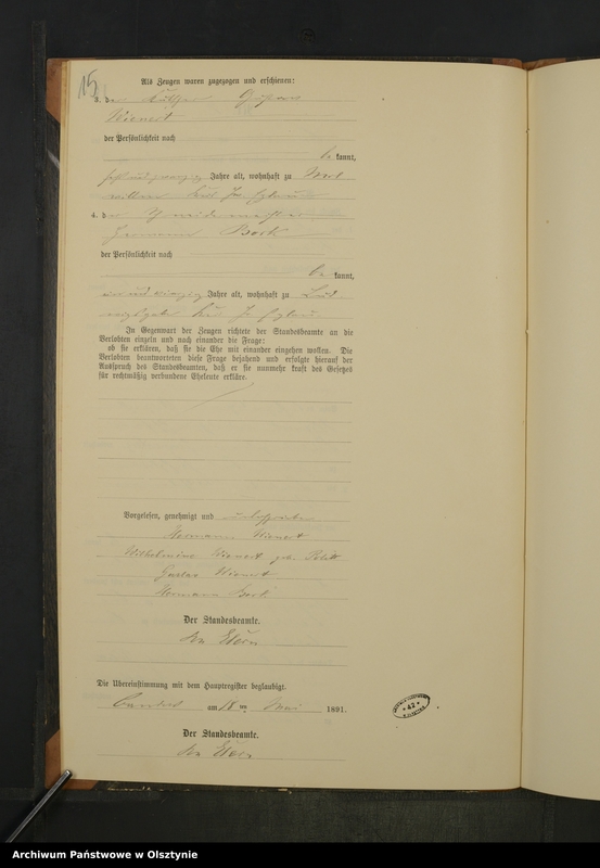 image.from.unit.number "Heiraths-Neben-Register Nr 1 - 16"