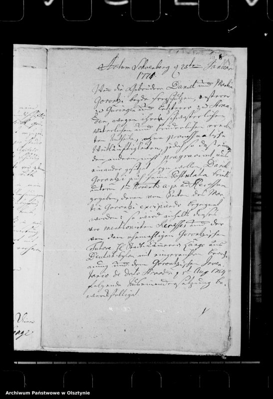 image.from.unit.number "Acta der Schönbergschen Jurisdiction die Auseinandersetzung der Gorontzischen Gebrüder betreffend"