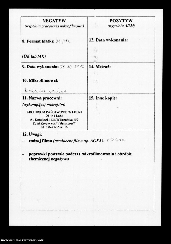 Obraz 3 z jednostki "Akta tyczące się składki bożniczej"