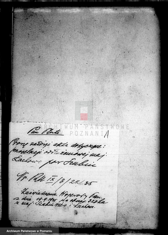 Obraz 5 z jednostki "Parcelacja oddłużeniowa majątku Łachowo powiatu szubińskiego"