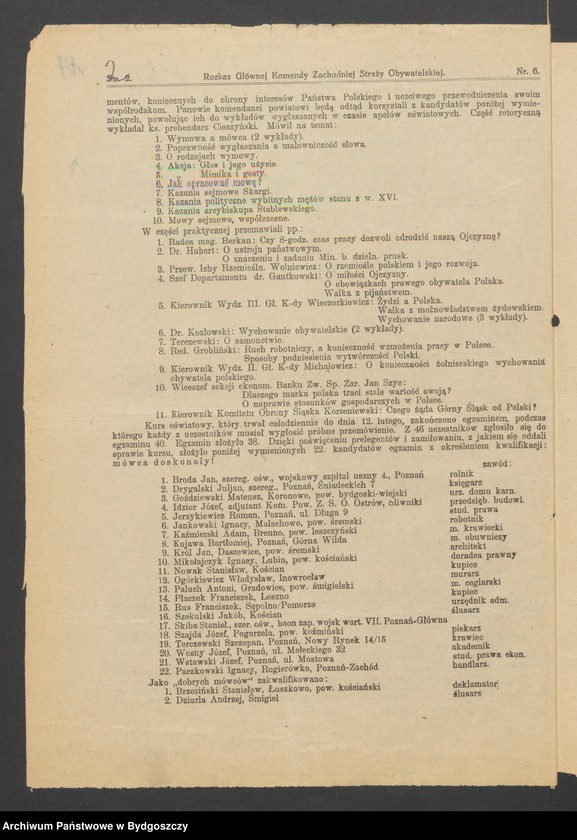 image.from.unit.number "Rozkazy [Nr 6, 7, 8] Komendy Głównej Zachodniej Straży Obywatelskiej na Województwo Poznańskie i Pomorskie. Rozkazy tajne [Nr 1, 2] Komendy Głównej Zachodniej Straży Obywatelskiej na Województwo Poznańskie i Pomorskie"