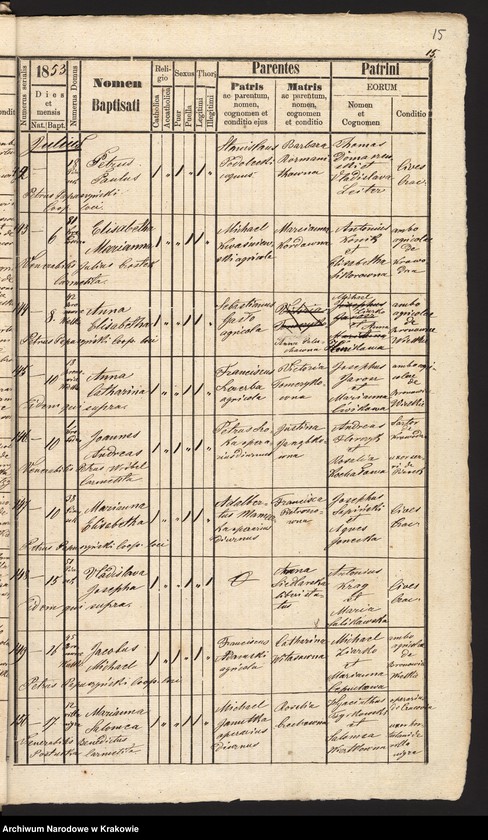 Obraz 18 z jednostki "[Akta urodzeń]"