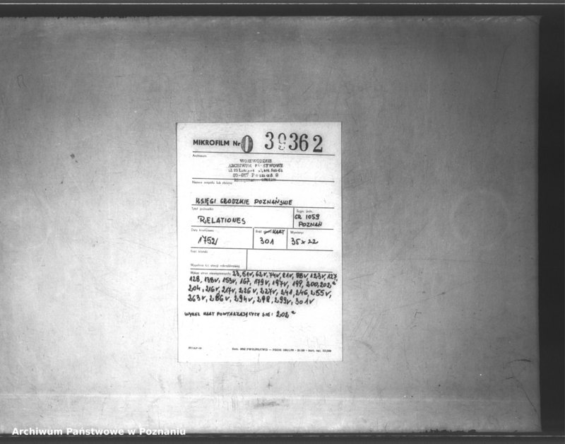 Obraz 2 z jednostki "Relationes [protocollon]"