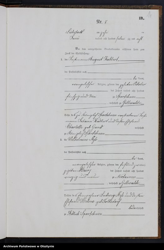 image.from.unit.number "Heiraths-Neben-Register Nr 1 - 17"