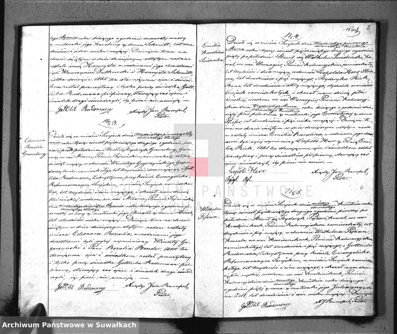 Obraz z jednostki "Duplikat Aktów Stanu Cywilnego Urodziń, Małżeństw i Zejść Parafii Ewangelicko-Reformowanej Serejskiej na rok 1852"