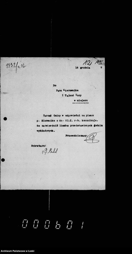 Obraz 16 z jednostki "Akta dotyczące I Talmud Tory przy ul. Goplańskiej 26"