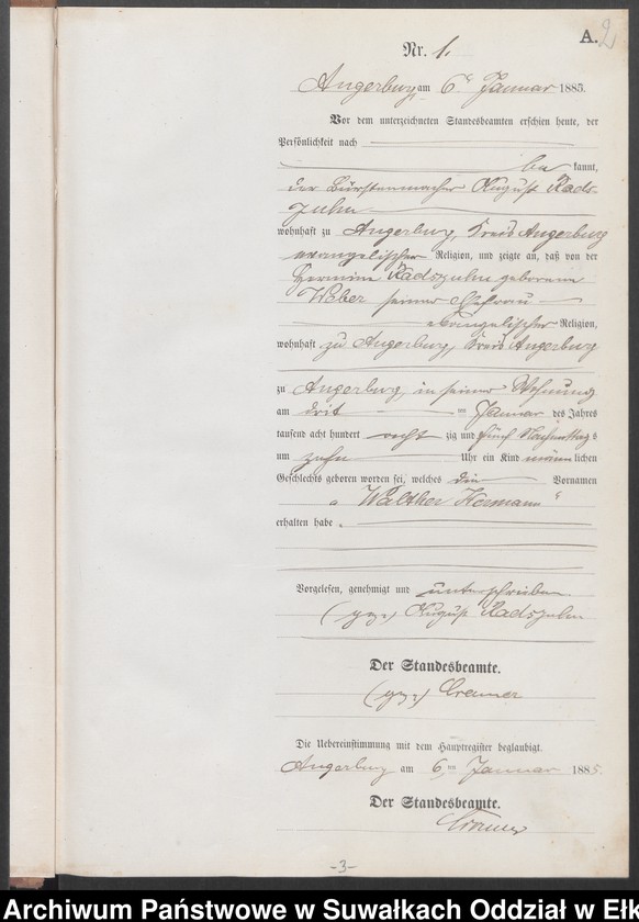 image.from.unit.number "Geburts-Neben-Register des Preussischen Standes-Amtes Angerburg Kreis Angerburg"