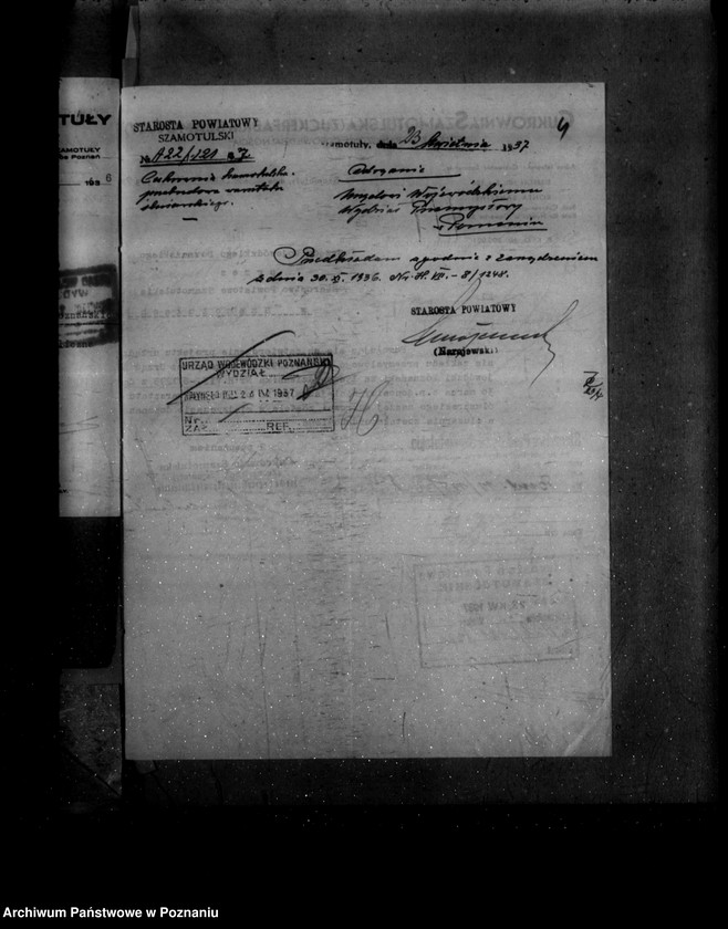 Obraz 8 z jednostki "Zatwierdzenie zakładu przemysłowego /fabryki mebli/ Bracia Koerpel w Szamotułach"