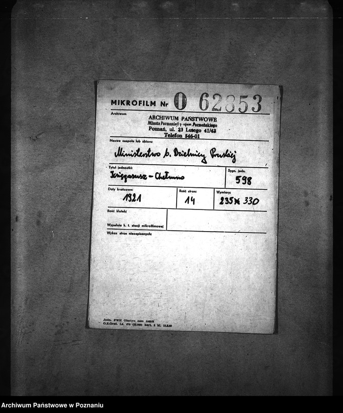 Obraz 2 z jednostki "Księgosusz - Chełmno"