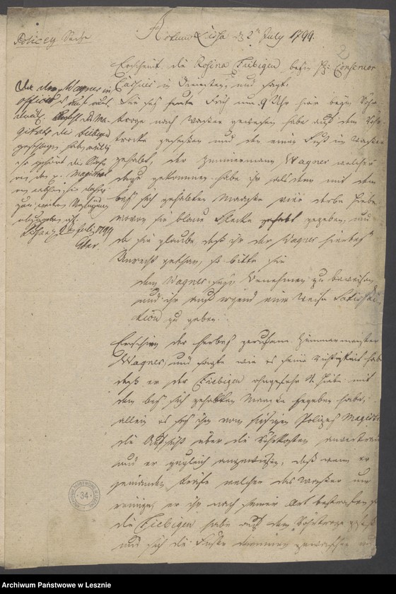 image.from.unit.number "[Die Aufnahme der Klage der Risina Viebigie gegen Röhrmeister Wagner]"