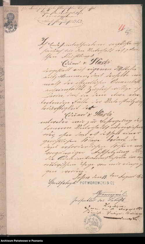 Obraz 9 z jednostki "A. betr. den Ausländer Eduard von Slaski"