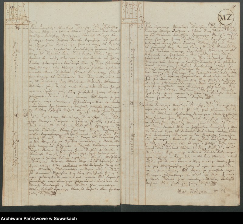 image.from.unit.number "Akta zeszłych gminy puńskiey od 1-go maja 1810"