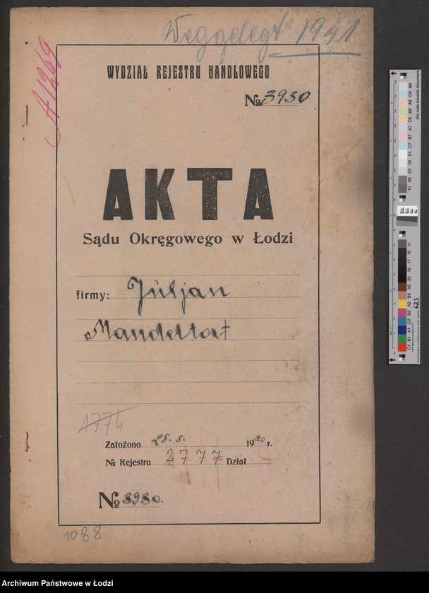 Obraz 2 z jednostki "Juljan Mandeltorf – fabryka wyrobów wełnianych"