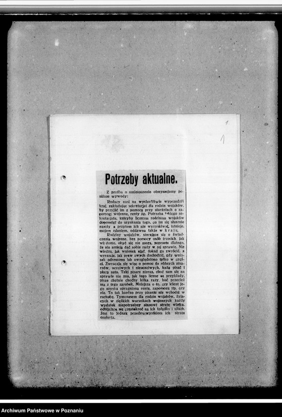 Obraz 6 z jednostki "Sprawozdania z działalności - wycinki z gazet"