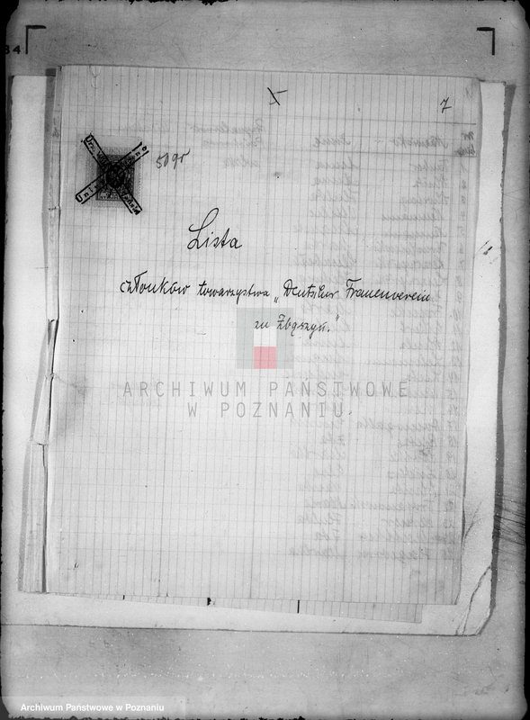 Obraz 11 z jednostki "/Stowarzyszenie Niemieckich Kobiet w Zbąszyniu/"