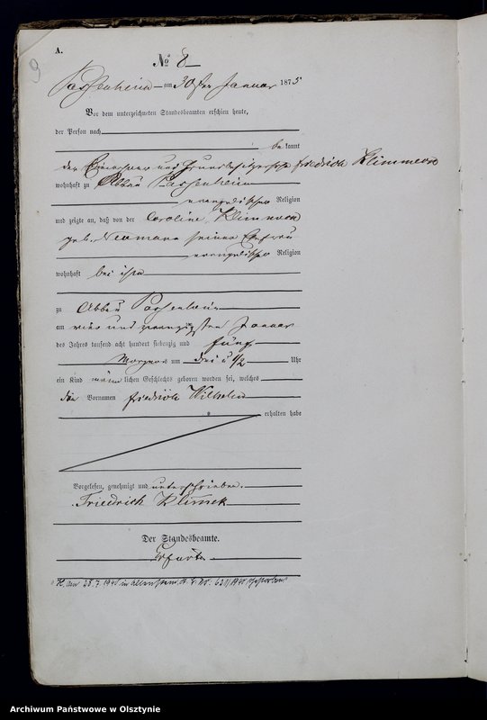 image.from.unit.number "Haupt-Geburts-Register Nr 1 - 91"