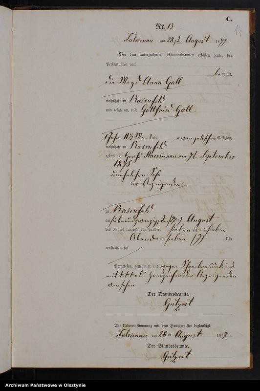 image.from.unit.number "Sterbe-Neben-Register Nr 1 - 22"