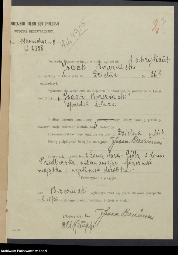 Obraz 5 z jednostki "Jsaak Brzeziński- sprzedaż żelaza"