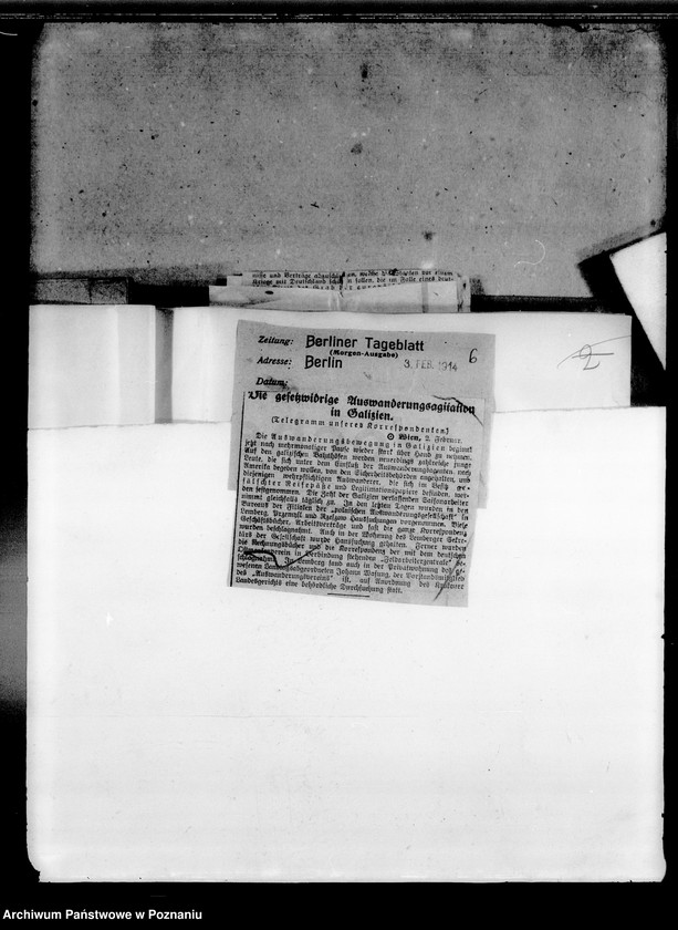 Obraz 11 z jednostki "Sprawy Polskie w zaborach: austriackim i rosyjskim [wycinki z prasy niemieckiej]"