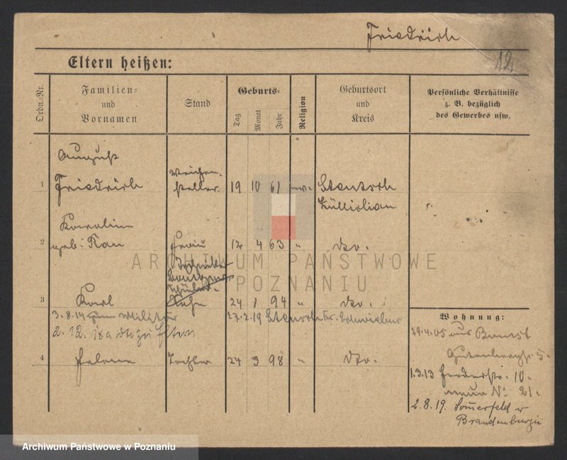 Obraz 14 z jednostki "Fridmann - Friwein (Frühwein)"