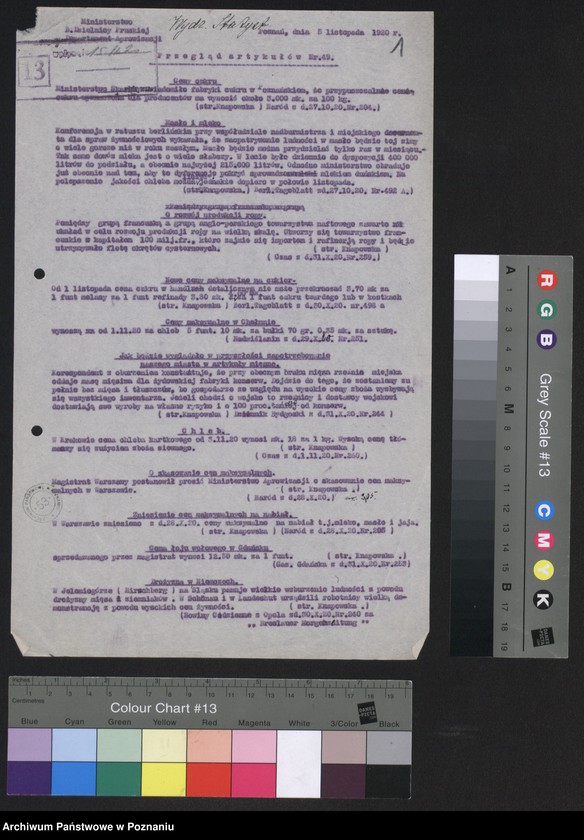 Obraz 3 z jednostki "[Przeglądy artykułów publikowanych w prasie światowej na tematy gospodarcze]"