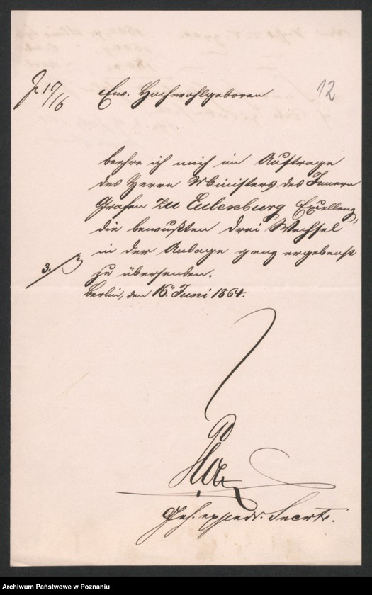 Obraz 15 z jednostki "A. betr. Oberst Różycki und Leopold von Różycki, Stud. med."