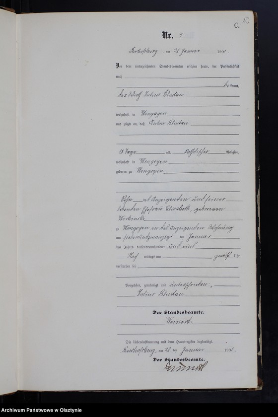 image.from.unit.number "Sterbe-Neben-Register Nr 1 - 134"