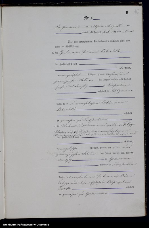 image.from.unit.number "Heiraths-Haupt-Register Nr 1 - 11"