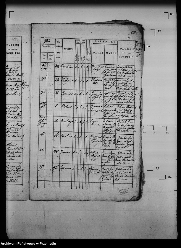 Obraz 8 z jednostki "[Kopie ksiąg metrykalnych parafii Gnojnice z filią Wola Gnojnicka (dekanat Jaworów)]"