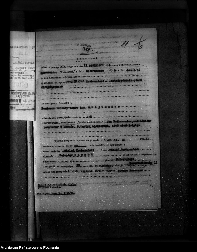 image.from.unit.number "Majętność leśna Wieleń Zaobrzański powiat wolsztyński"