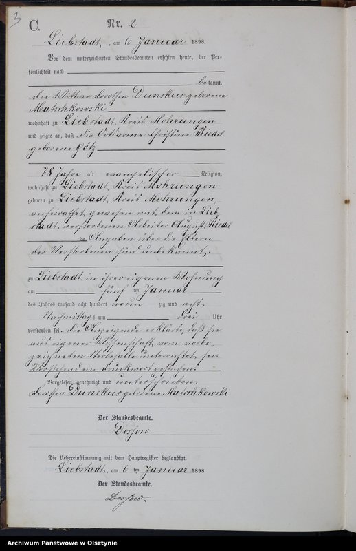 image.from.unit.number "Sterbe-Neben-Register Nr 1 - 46"