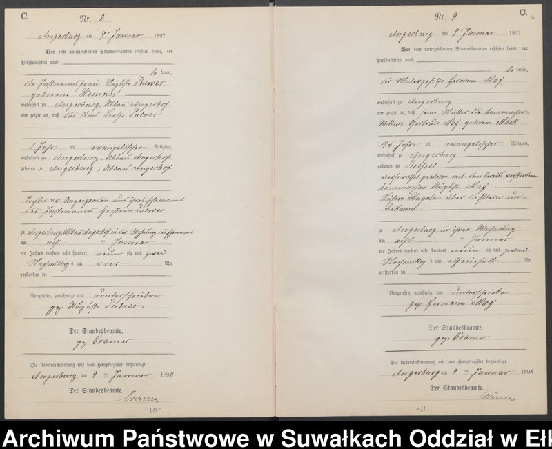 image.from.unit.number "Sterbe-Neben-Register des Preussischen Standes-Amtes Angerburg Kreis Angerburg"