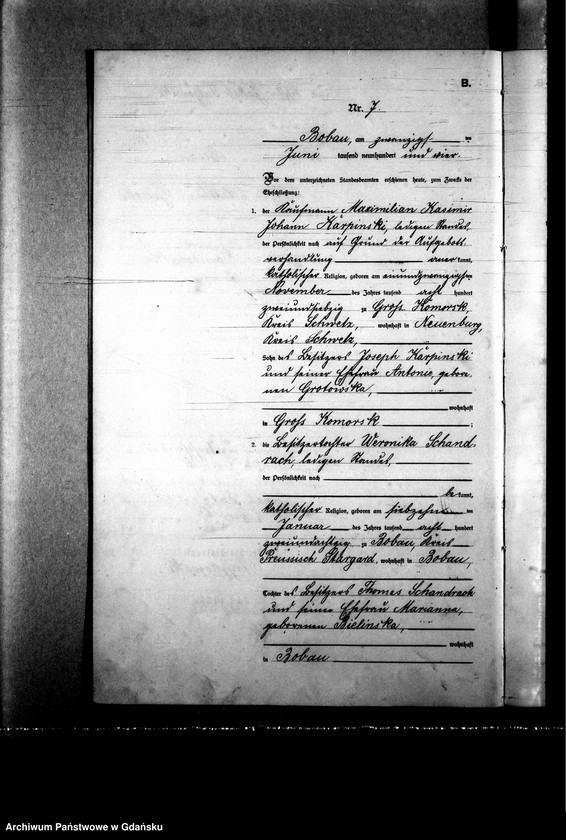 image.from.unit.number "Księga małżeństw"