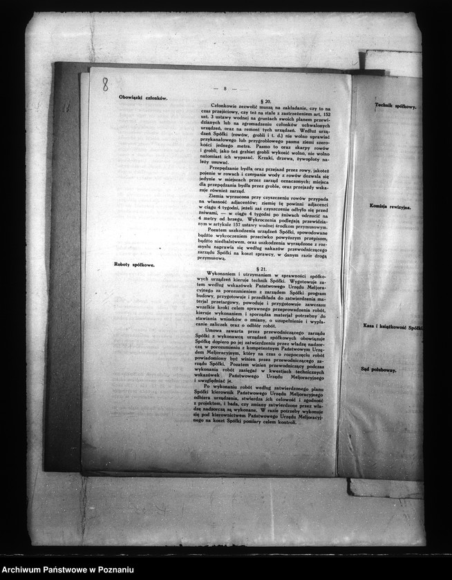 Obraz 12 z jednostki "Statut spółki odwodnienia w Świechocinie powiat międzychodzki"